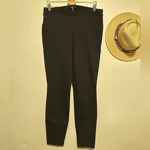 Simply Vera Vera Wang Textured Black Skinny Pants